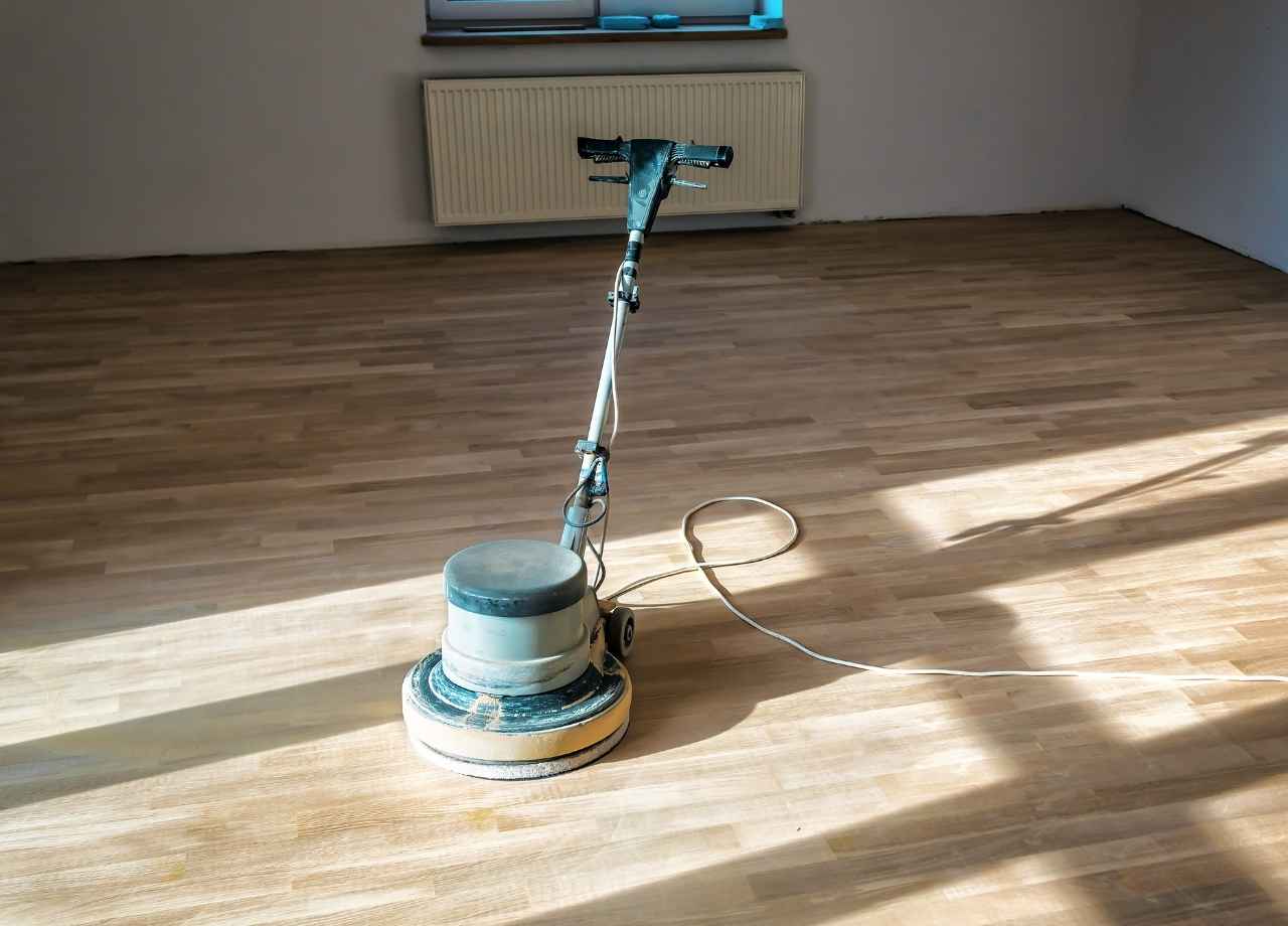 Efficient wood flooring machine