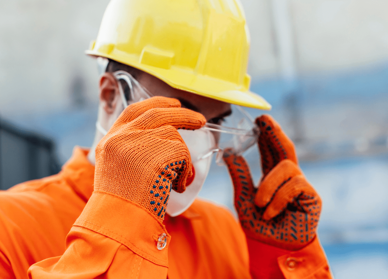 Eye Protection with Safety Glasses