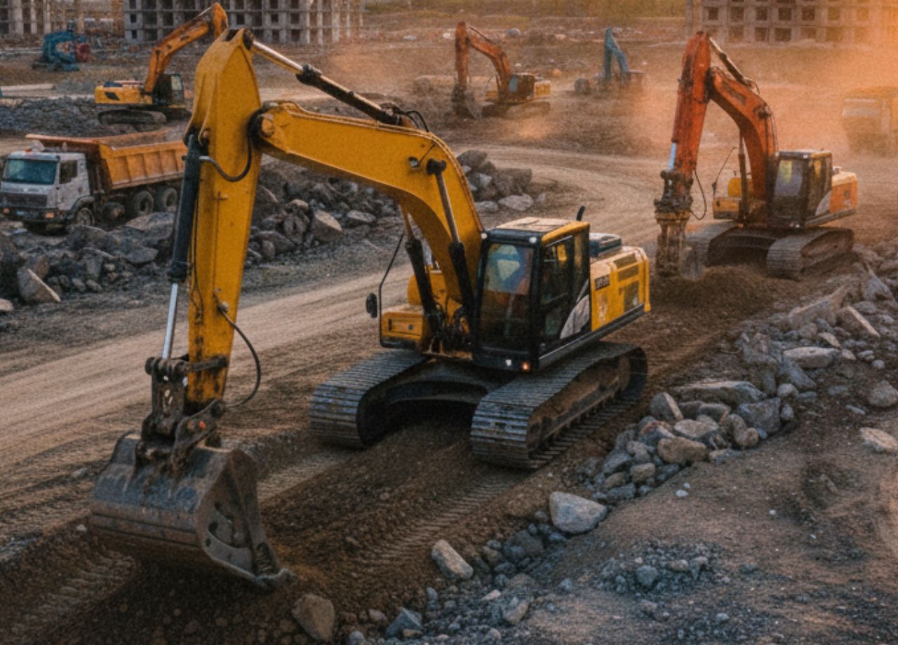 excavators rental​