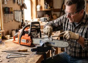 how to sharpen a chain saw
